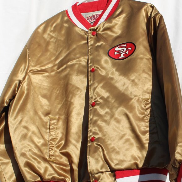 Vintage Chalk Line San Francisco 49er Bomber Jacket Elastic in Prefect Condition - Picture 7 of 10